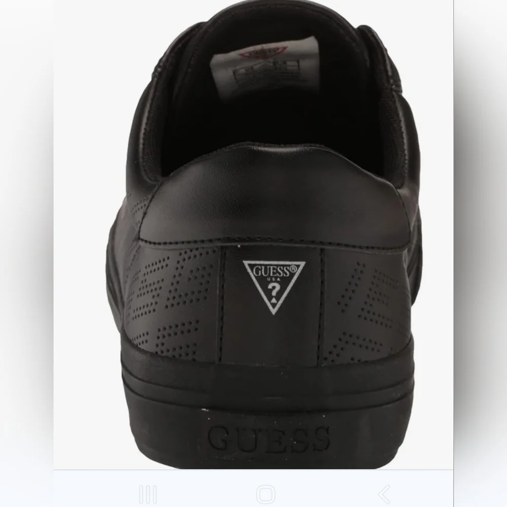 Guess Men's Black "Mumbai" Sneakers Size 10. Gently Used. In Excellent Condition - Picture 5 of 10